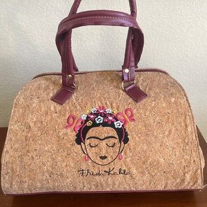 Frida Kahlo cork satchel